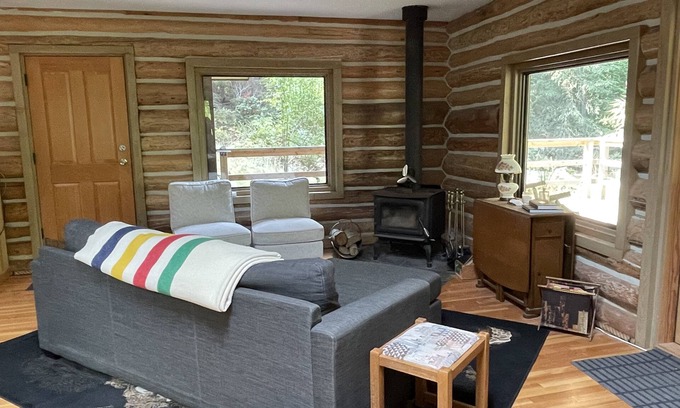 Savary Island Cabin | The Black Log Cabin