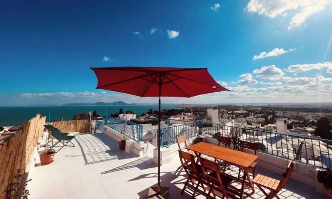 Salamboo House | The Blue sea View Sidi Bou Said