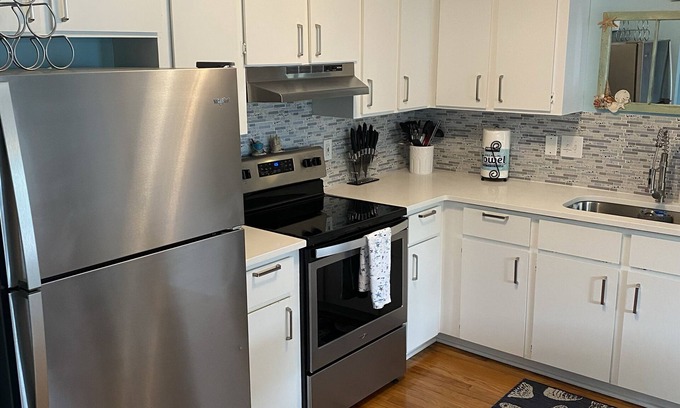 Folly Beach Condo | The Blue Starfish has Ocean Views & is steps from the Beach