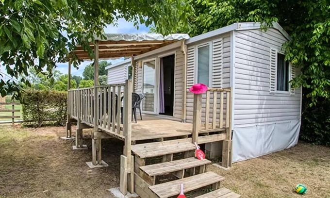 Carsac-Aillac House | The Bories Outdoors * - Mobil home GARONNE Comfort 2ch CLIM TV 6 people