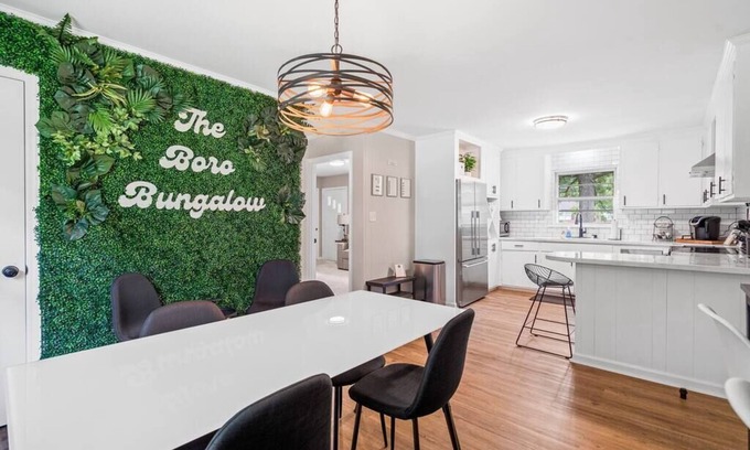 Greensboro House | The Boro Bungalow. A Mid-modern home. King beds.