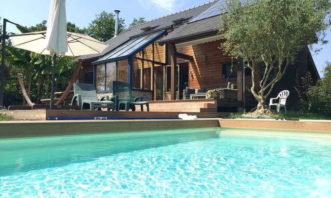 Saint-Pierre-de-Plesguen House | THE BRETON SHED - Ecogîte with SWIMMING POOL close to SAINT-MALO, MONT-SAINT-MICHEL