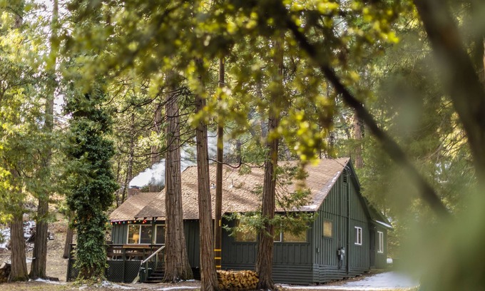 Camp Nelson Cabin | The Bunkhouse 1960's Camp Vibe + Timeless Wet Bar