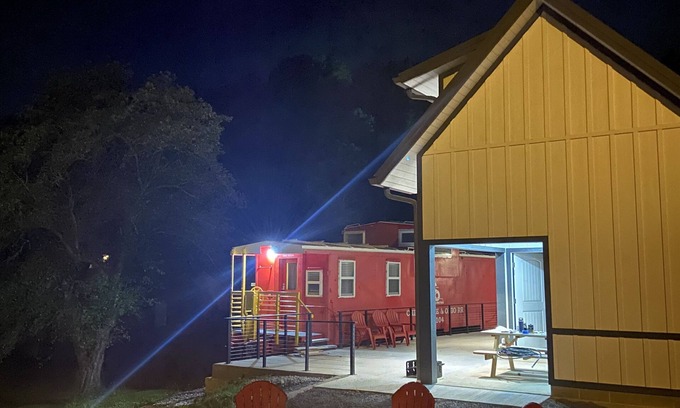 Fayetteville House | The C&O Caboose at Cantrell Station, Minutes to Fayetteville!