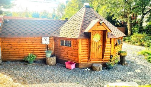 Pentre Berw Other | The Cabin & hot tub at Ashleigh House