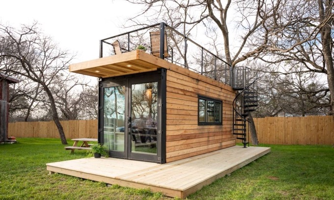 Waco Apartment | “The Classic” Tiny CargoHome 12 min. to Magnolia Silos/Baylor