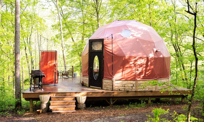 New Plymouth Cabin | The Cocoon- Magical Glamping Dome in the Forest!