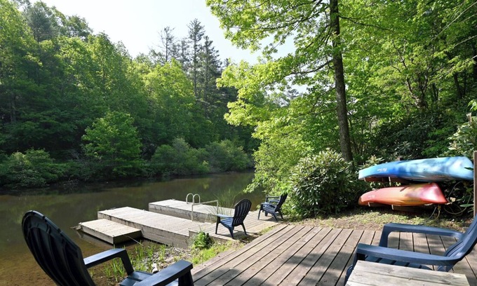 Lake Sequoyah Cabin | The Cottage at Lake Sequoyah- It's cooler by the water