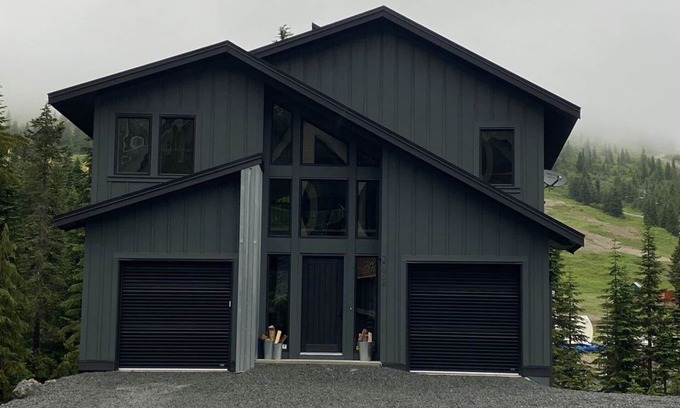 Hemlock Valley House | The Dark and Stormy Executive Mountain Retreat. The Cabin to Ski in and Ski Out