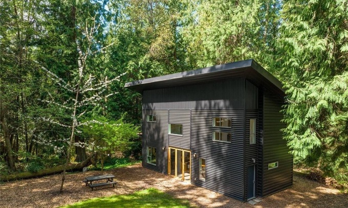 Anacortes Cabin | The Dragonfly - so pet friendly we don't charge pet fees!