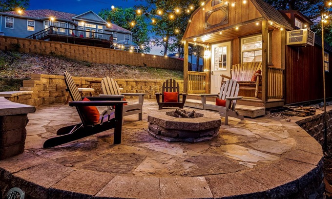 Bentonville House | The Drop Inn: Trailside Tiny Home in the Heart of Bentonville