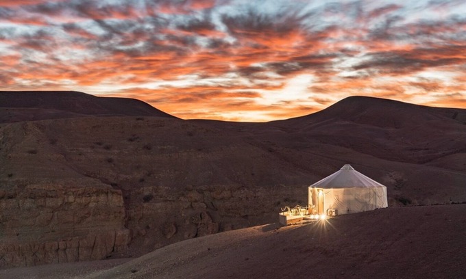 Agafay House | The First Agafay, next to Marrakech, luxury in the middle of the desert in yurts