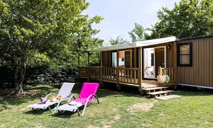 La Romieu House | The Florence Camp * - Mobile home Riviera - NEW! - 2 bedrooms /1 bathroom + CLIMATEIZATION 6 persons