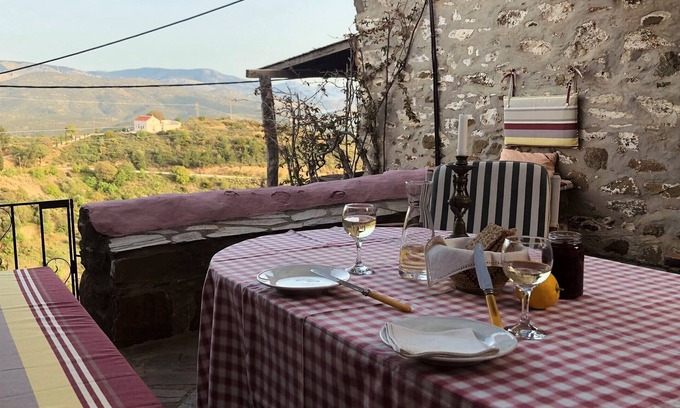 Volissos House | The Garden House, a Lovely Stone Built House with great view