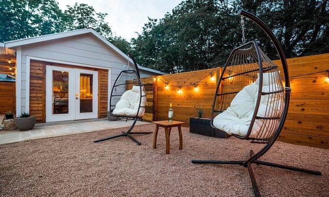 Fredericksburg House | The Grape Escape - Beautiful home with indoor hot tub blocks away from Main St.