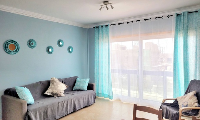 El Cotillo Apartment | The Happy apartment with private roof terrace and communal pool