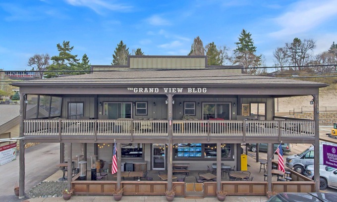 Bigfork Condo | The Historical Grand View Building on Bigfork Bay