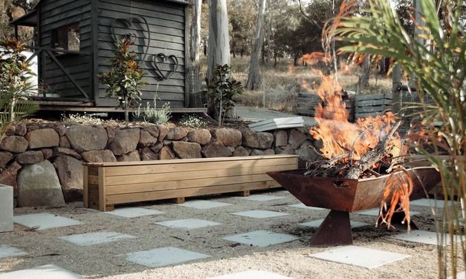 Great Bay House | The House On Bruny - 8 guests, centrally located, indoor fire, fire pit, coffee.