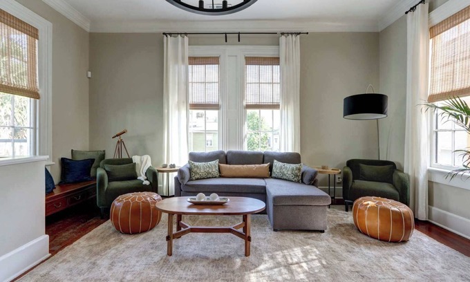 Savannah Victorian District Apartment | The Koi Escape, Victorian | Upper Porch | Parking