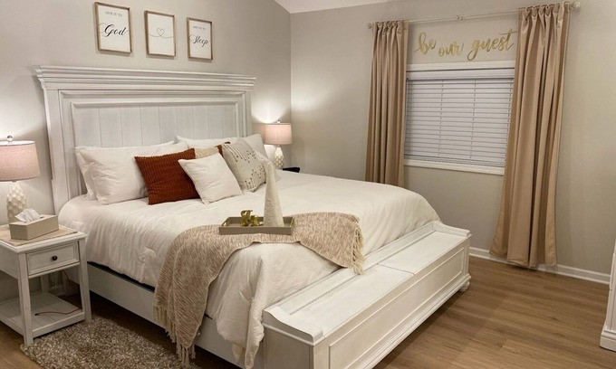 East Moline House | The Landing Zone.n Comfortable and cozy three bedroom with two car garage.