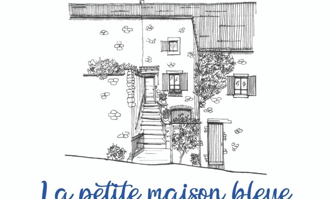 Olargues House | The little blue house
