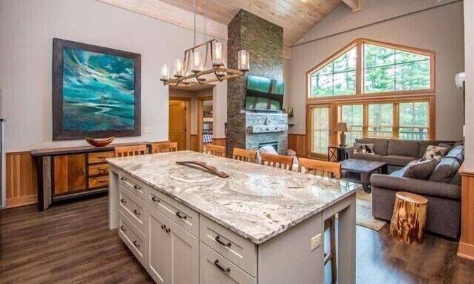 North Conway Condo | The Luxurious Penthouse Ski-in/Ski-out Kearsarge Brook Condo at Cranmore Mtn!