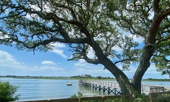 Ocean Isle Beach House | The Mazelle Porch at Gause Landing