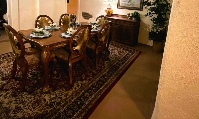 Tombstone House | The Moriah- An exquisitely decorated home with an 1800's look located in town.