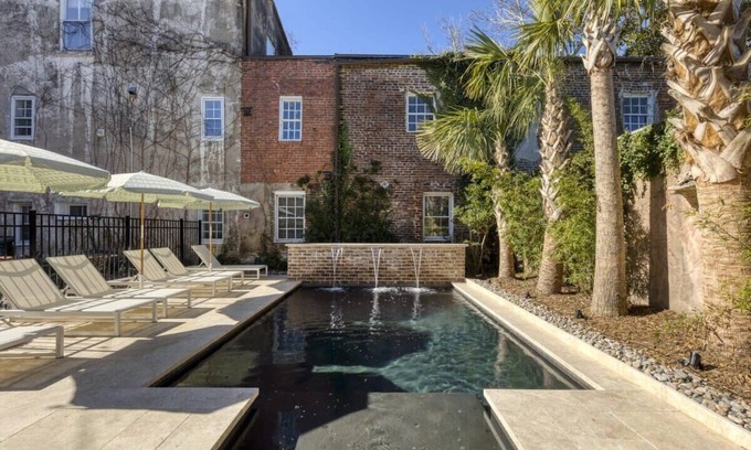 Harleston Village Bed & Breakfast | The Nicholas Veranda King Suite- 1 Block to King