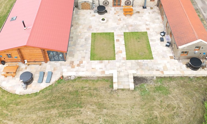 Crook House | The Oak & The Log Cabin, Sleeps 10, 2 Hot Tubs