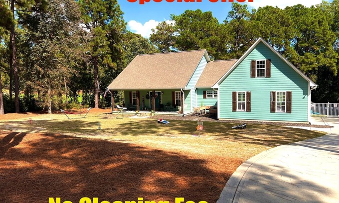 Southern Pines House | The Palmer Retreat on the Green-HotTub,SaltWaterPool,FirePit,Family,Events