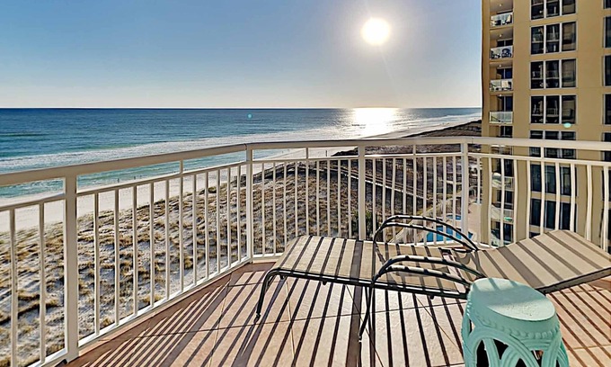Navarre Beach Condo | The Pearl of Navarre #506 - Gulf Front Condo!