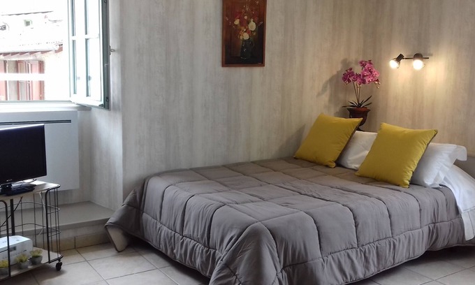 Aiguihe Apartment | The Petit St Jacques at the foot of the Rocher d'Aiguilhe