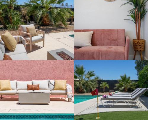 Indio House | The Pink Cactus - Desert Retreat - Luxe Pool, Golf & Game Room