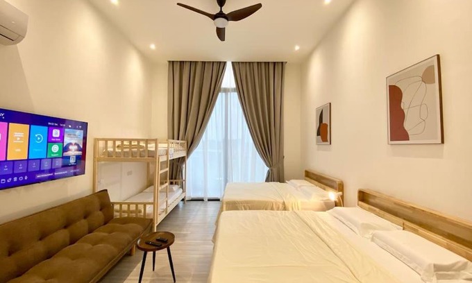 Taman Charming Apartment | The Podium-Studio-Free 1 Parking-6 Pax-D321B