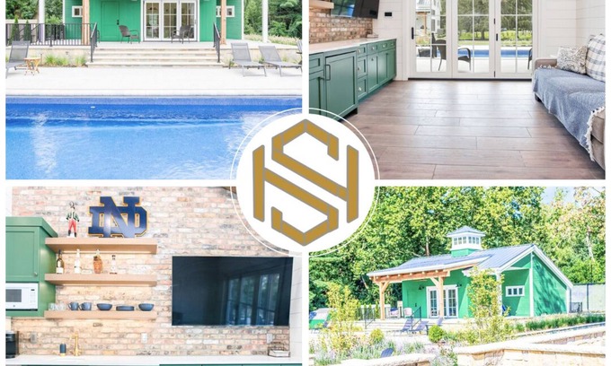 Georgetown House | The Pool House at Fr. Sorin's w/Paddle Tennis