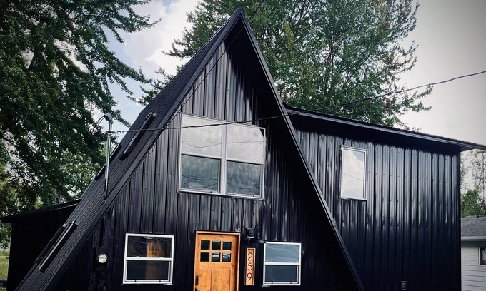 Vestaburg Cottage | The Reel House - Family A-Frame on Dickerson Lake