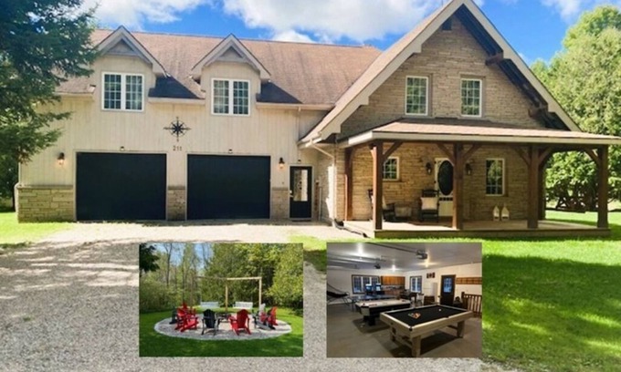 Chatsworth Cottage | The Riverfront Hideaway ★ Hot Tub★ Games Room ★ Arcades ★ Firepit ★ BBQ ★ Hiking