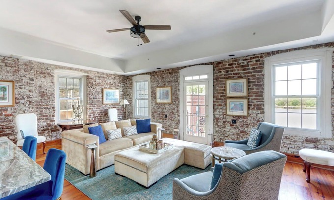 Historic District - North Condo | The Riverfront Loft, Charming | River Views