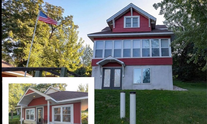 Ortonville House | The Rusty Anchor ★ Lake Home + Guest House ★