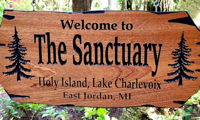 East Jordan Cottage | The Sanctuary on Holy Island, Lake Charlevoix