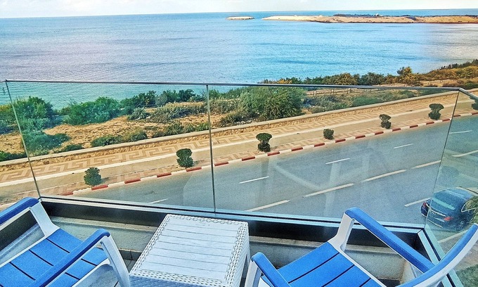Hay Rmel Apartment | The Sea View Island Vue Sur Mer Méditerranée et ile Kuriat