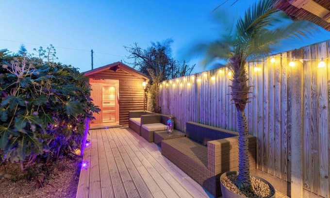 Swalecliffe Cabin | The Spa Cabin is a beautiful retreat to relax in, log burner, private parking and spa area included