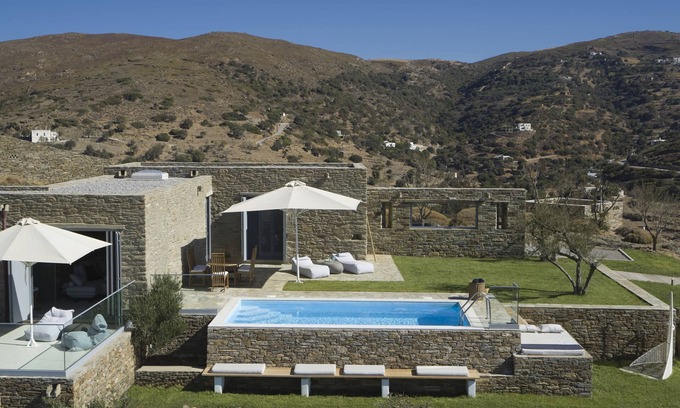 Paleopolis House | The Suite by Heliades Villas – Idyllic Getaway in Andros, pool, 2-bedrooms