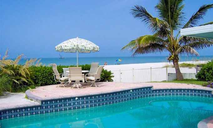 Sunset Reef House | The Sunset House/Beach Front Home w/Private Pool & Hot Tub