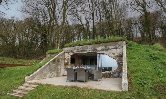 Osmington Cottage | THE TRANSMITTER BUNKER, pet friendly, with open fire in Ringstead