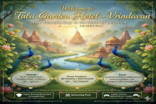 Vrindavan Hotel | The Tulsi Garden - Ashram vihar vrindavan