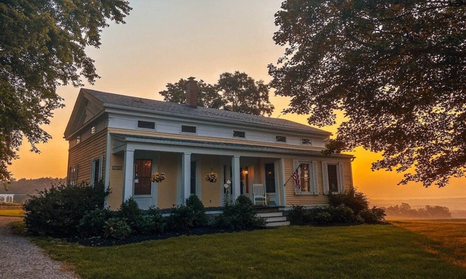 Perry House | The ultimate cottagecore experience in a serene country setting overlooking USA's #1 State Park