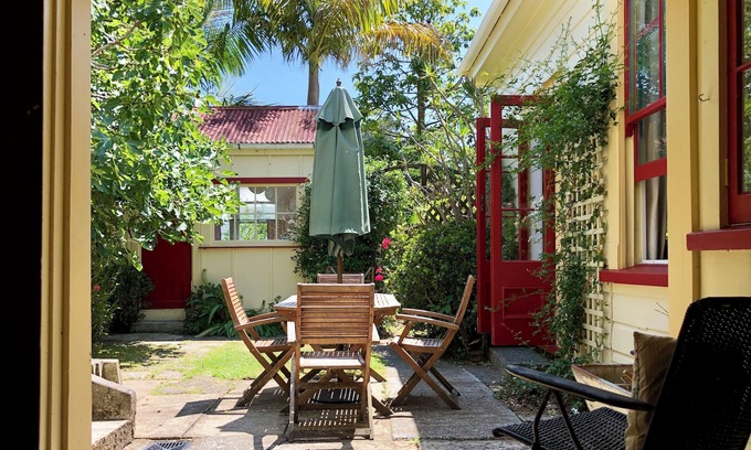Kohukohu House | The Vicarage-charming two bed, two bath historic villa, built in 1891.