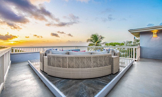 Estate Caret Bay Villa | The Villa Michelle Luxury Heated Pool Generator